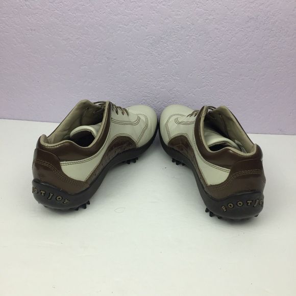 Footjoy LoPro Collection Beige Golf Soft Spike Shoes Women's Size US 7 M 97090 - Picture 4 of 7